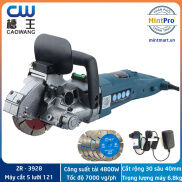 Máy cắt rãnh tường 5 lưỡi Caowang ZR3928- Công suất có tải 4800W