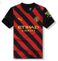 เสื้อกีฬาแขนสั้น ลายทีมชาติฟุตบอล Man City Jersey Away 22/23   เกรด AAA