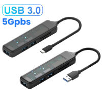 5 IN 1 USB 3.0 HUB USB C HUB USB HUB 3.0 USB Splitter Type-C HUB USB 3.0 OTGอะแดปเตอร์หลายExpanderสำหรับMacbook Pro-gdsflkhsbldvsd