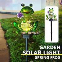 Solar LED Light Outdoor Waterproof Landscape Light Courtyard Garden Solar Spring Frog Decor Ornament Lawn Light Christmas Decor