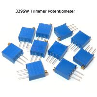 50PCS 3296W potentiometer precision adjustable resistance multi turn trimming 1K 2K 5K 10K 100K 103 100R Trimmer Potentiometer