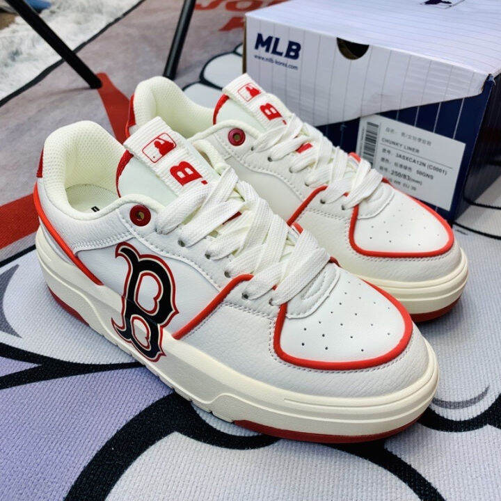Giày MLB Boston Red Sox Trắng Đỏ Rep 11  Giá chỉ 580k