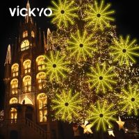 VICKYO Fireworks Light Led Night Light Decoration Home Outdoor Garden Lights For Garden Balcony Christmas Festive Decoration Night Lights