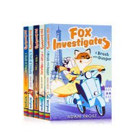 Imported English original genuine novel fox investigators 5 volume collection fox investigation puzzle detective reasoning adventure story novel English extracurricular reading illustration childrens bridge Chapter Book