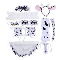 ❏ FGHTRF New Cos Costume Maid Tankini Swimsuit Anime Swimwear Clothing And Panty Set Stockings