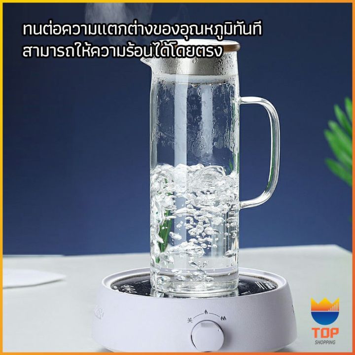 top-เหยือกน้ำเย็น-กาต้มน้ำเย็น-เหยือกแก้ว-ทนความร้อนและความเย็นได้-มี-3-ขนาดให้เลือก-cold-kettle