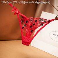 【CW】✁  Femenina фалоиметотар Tenu Panties Transparent Thong  Embroidery G-String Ropa Interior