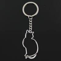 ใหม่แฟชั่นพวงกุญแจ 53x27 มม.จี้แมว DIY ผู้ชายเครื่องประดับ Key CHAIN ​​ผู้ถือแหวนของที่ระลึกสำหรับของขวัญ