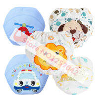 5Pcs Baby Training Pants Cotton Reusable Baby Diapers Waterproof Cloth Nappies Washable Diapers Bamboo Learning Pants