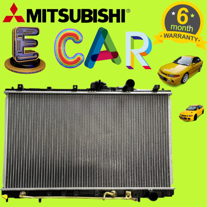 หม้อน้ำ-มิตซูบิชิ-แลนเซอร์-อีคาร์-เกียร์ออโต้-mitsubishi-lancer-e-car-at-mt-ปี-92-96-หนา-26-มิล-แถมฝาหม้อน้ำ-ecar