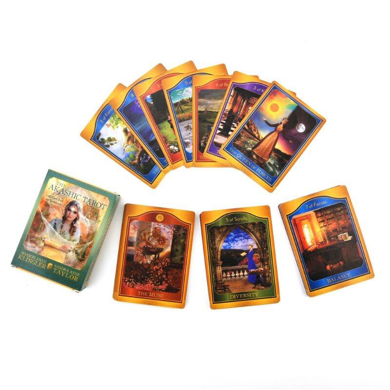 CADANIA Tarot The Akashic Tarot 62 Cards Oracle Deck Read Fate Family Party Board Game 
