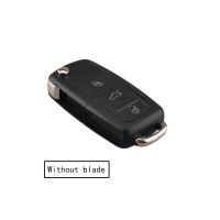 【discount】 Auto City (JAS) 3ปุ่มพับพลิกเคสกุญแจรีโมท Fob สำหรับ Volkswagen Skoda Octavia Bora Golf Toledo Polo Key Cover No