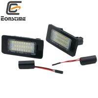 Eonstime โคมไฟตัวเลขป้ายทะเบียน Led 18smd 2ชิ้นสำหรับ Vw Golf Vi Variant Jetta Passat Varian 7n Touran Gp2 Touareg