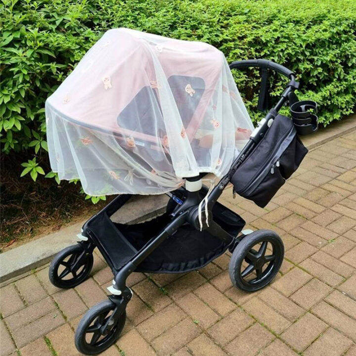 newborn-baby-stroller-mosquito-net-embroidered-mesh-anti-mosquito-breathable-summer-carriage-trolley-sun-shade-cover-accessories