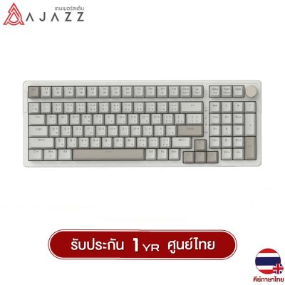 Ajazz AK992 Retro 100% LED Light Gasket Wired Mechanical Keyboard