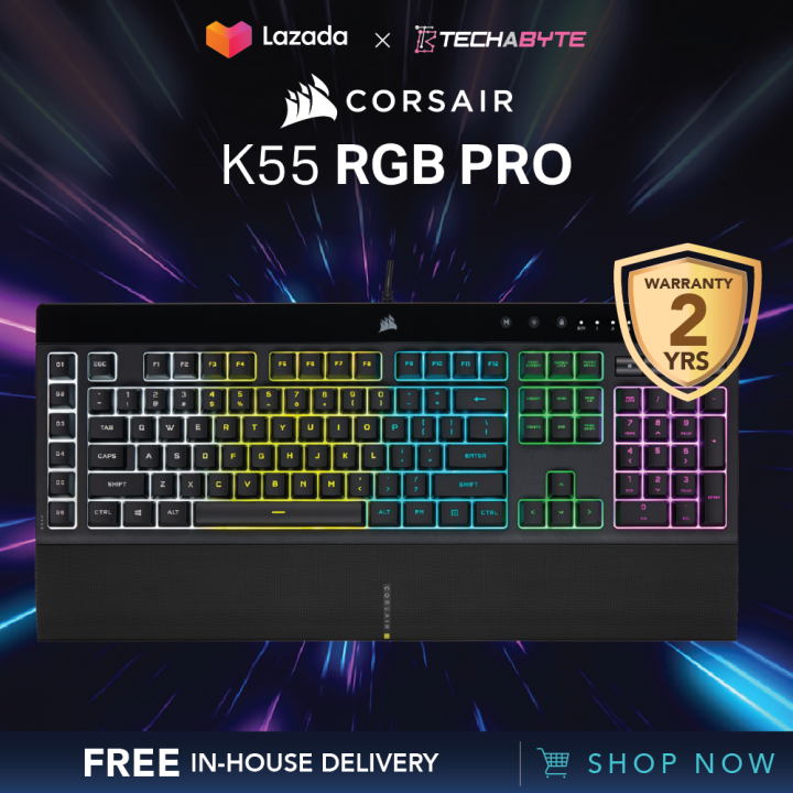 Corsair K55 RGB PRO Gaming Keyboard Lazada Singapore