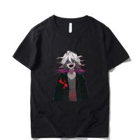 Mens Short Sleeve T-shirt Danganronpa Komaeda Nagito Print Anime Shirt High Quality