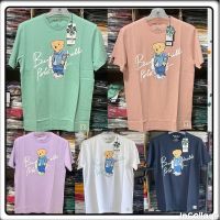 CODqcsuc620 เสื้อยืด Beverly Hills Polo Club เสื้อยืดคอกลมแขนสั้น Classic Bear