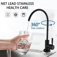 Black Kitchen Faucets Direct Drinking Tap for kitchen Water Filter Tap Stainless Steel /4 Inch Connect Hose Reverse Osmosis