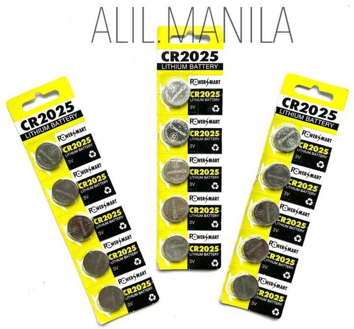 CR2025 3V Lithium Coin Button Cell Battery Power Smart Lazada PH