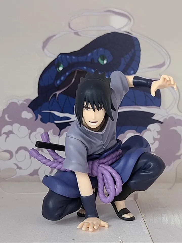 Bandai clássico anime naruto gk grandista figura cataplasma den uchiha  sasuke figre s anime figrine modelo de cabeceira decoração figura