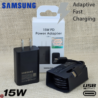 ที่ชาร์จ Samsung 15W ใหม่ หัวชาร์จ Usb-C (Us) สายชาร์จ Type-C Adaptive Fast Charging การชาร์จด่วนแบบพิเศษ ซัมซุง