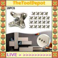 TheToolDepot Hometool โต๊ะบานพับการพับ15ชิ้นปกปิดบานพับตู้และบานพับประตูอัลลอยด์สังกะสีหนาตัวยึดฉากกั้นมุมรูปผีเสื้อ