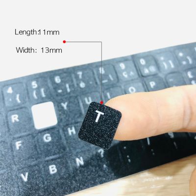 Keyboard skin Fashion keyboard key sticker label Many Language For Russian French Arabic Spanish German For Desktop or notebook Basic Keyboards