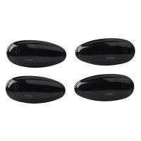 4 PCS Car Turn Signal Indicator Dynamic Side Marker Light Car Accessories Black for CU2W CU5W