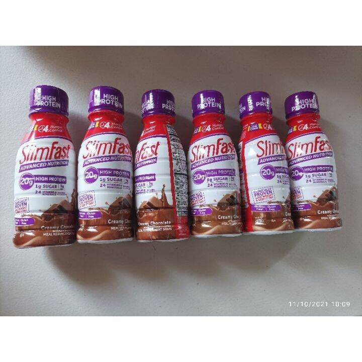 SlimFast Advanced Nutrition Creamy Chocolate Shake 325mL X 6count ...