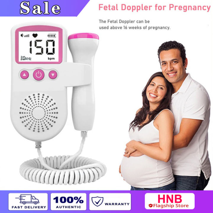 3.0mhz Doppler Fetal Heart Rate Monitor Home Pregnancy Baby Fetal
