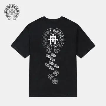 Chrome Hearts Long Sleeve Cross Men's Women's Unisex Tee Spring Winter T- shirt Hoodie Outfit in 2023