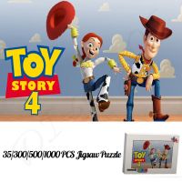 Disney Animated Film Toy Story 4 Puzzles for Kids Cartoon Poster 35 300 500 1000 Pieces of Wooden Jigsaw Puzzles Funny Toys