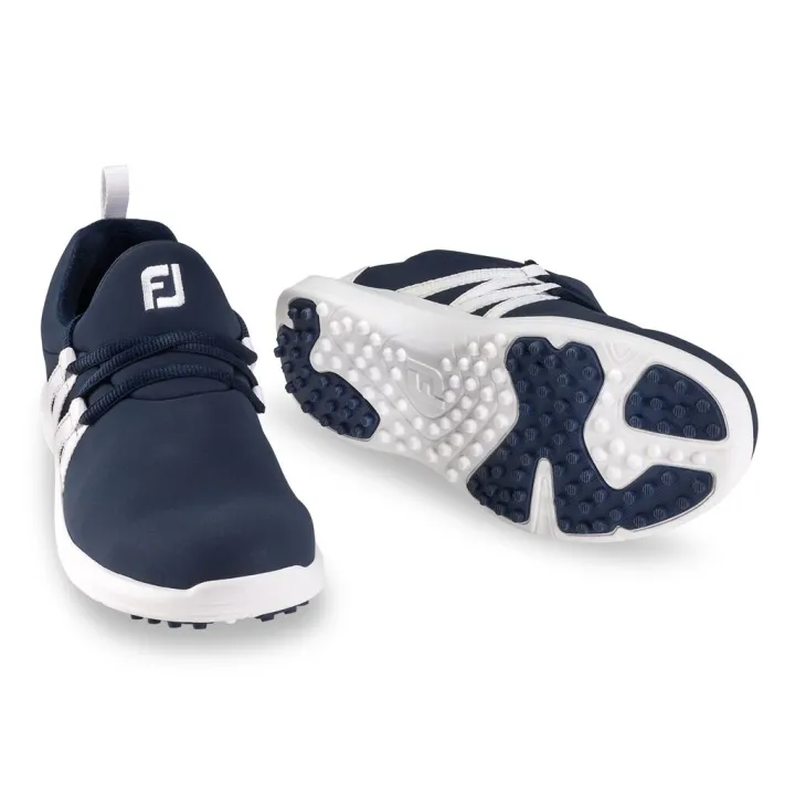 FootJoy Ladies FJ Leisure SlipOn Spikeless Navy Golf Shoes (Previous