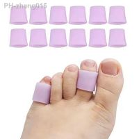 16Pcs 8Pairs Silicone Foot Care Gel Little Toe Tube Corns Blisters Corrector Pinkie Protector Bunion Sleeve Bone Brace Support