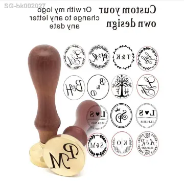 Custom Wax Seal Stamp With Your Own Logo Design Diferent Stamp