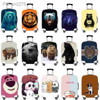 Luggage Protective Cover Case For Elastic 18-32 Inch Suitcase Protective Cover Cases Covers Travel Accessories Three Bears G1232