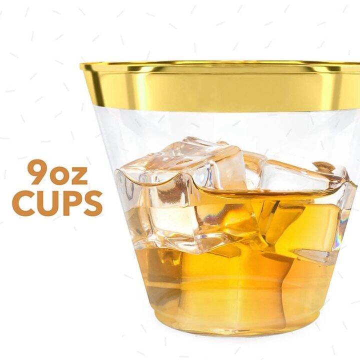 plastic-cup-9-oz-hard-disposable-cup-plastic-wine-glass-party-wedding-wine-glass-transparent-plastic-cup