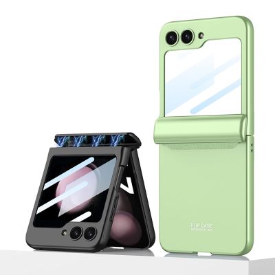 For Samsung Galaxy Z Flip 5 All-inclusive Magnetic Hinge Case Ultra-thin Shell and Membrane Integrated Anti-drop Phone Cover Phone Cases