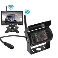 24V 7-Inch Car Monitor Reversing Image High-Definition Wide-Angle Infrared Night Vision Universal