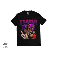 T-shirt เสื้อยืดแขนสั้น พิมพ์ลาย Cardi B 1 I CUSTOM I Music I HIPHOPS-5XL  JJPZ