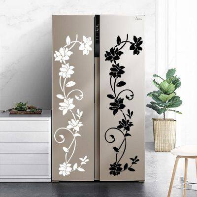 2019 Creative Refrigerator Colorful Sticker Butterfly Pattern Wall Stickers Home Decoration Kitchen Wall Art Mural Dropshipping