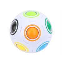 Antistress Cube Rainbow Ball Puzzles Football Magic Cube Educational Learning Toys For Children Adult Kids Stress Reliever Toys Brain Teasers