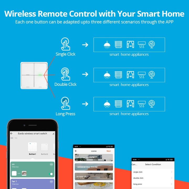 benexmart-tuya-zigbee-wireless-scene-switch-4-gangs-black-wall-push-on-off-smartthings-home-automation-scenario-for-tuya-devices