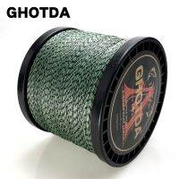 ☌❆ GHOTDA 8 Strands 1000M 500M 300M 100M Camouflage PE Braided Fishing Line Multifilament Saltwater Fishing Weaves