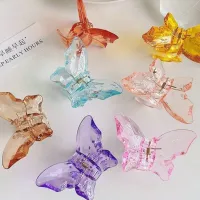 【YF】♙∏✵  2023 New Transparent Clamp Crab Hair Claws Hairpin Clip Barrettes Accessories