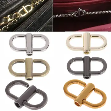2Pcs Anti-wear Buckle Punch-free Bag Strap Shortening Clip Leather Fixing  Hardware Protection Bag Strap Ring DIY Bag Accessories