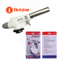 I Know Toolstar ไฟฉายแก๊สแก๊ส Flame Torch Soldering Tool Welding Automatic Ignition Camping