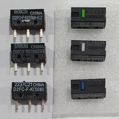 [🇹🇭ของแท้ ส่งด่วน] Omron Micro Switch D2FC-F-7N(20M)(OF) D2FC-F-K(50M) D2FC-F-K(50M)-RZ อะไหล่ไมโครสวิทช์เมาส์ 1 อัน