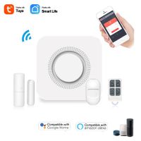 【LZ】☾  Tuya WiFi Alarm System Smart Home Security Protection Alarm Kit Support Wireless Accessories Alexa Voice Control Smart Life APP